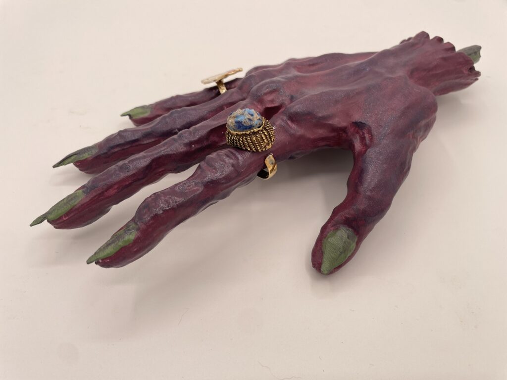 Dark red hand of Vecna